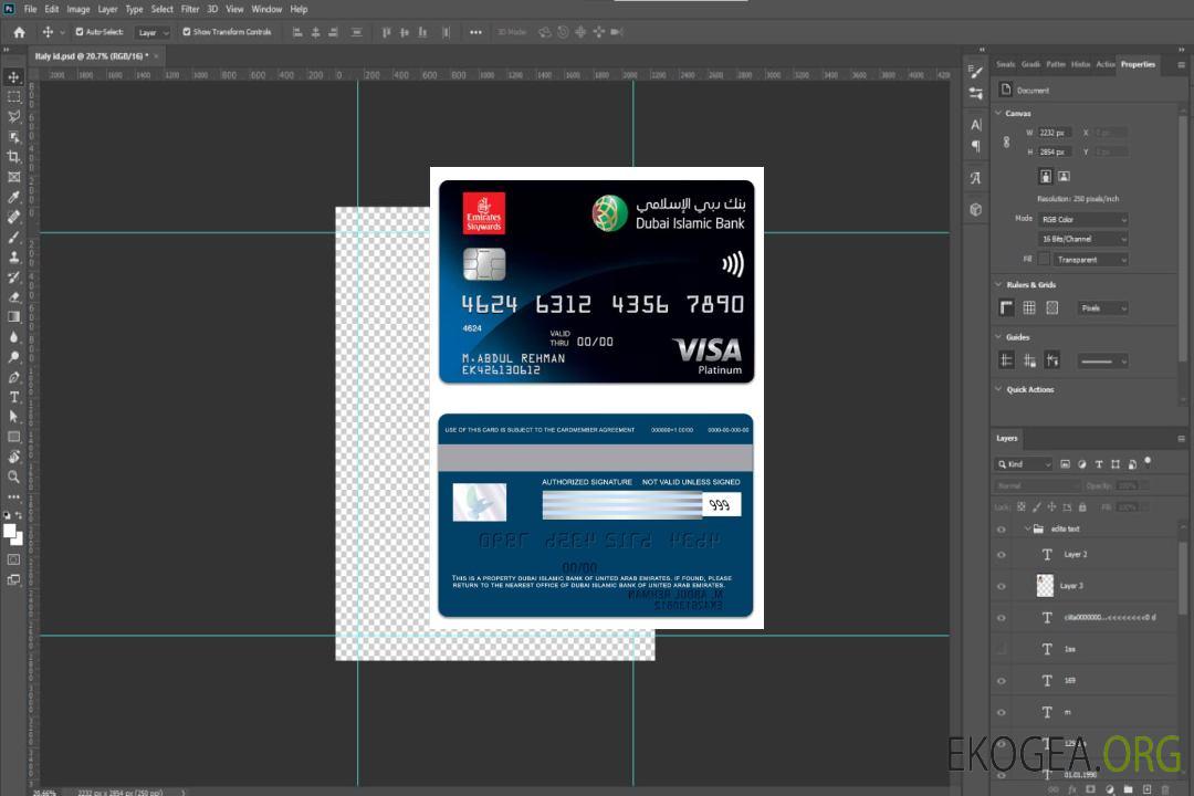 Émirats arabes unis Dubaï Banque islamique Emirates Skywards DIB Platinum template Émirats arabes unis Dubaï Banque islamique Emirates Skywards DIB Platinum template